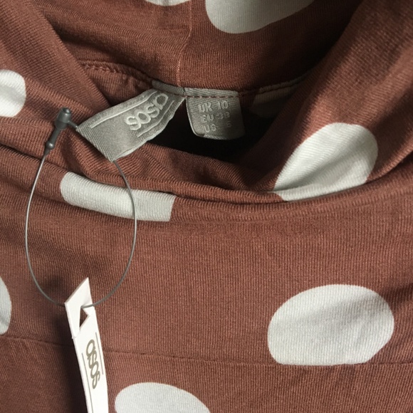 ASOS Dusty Rose Off the Shoulder Dress - Picture 2 of 3